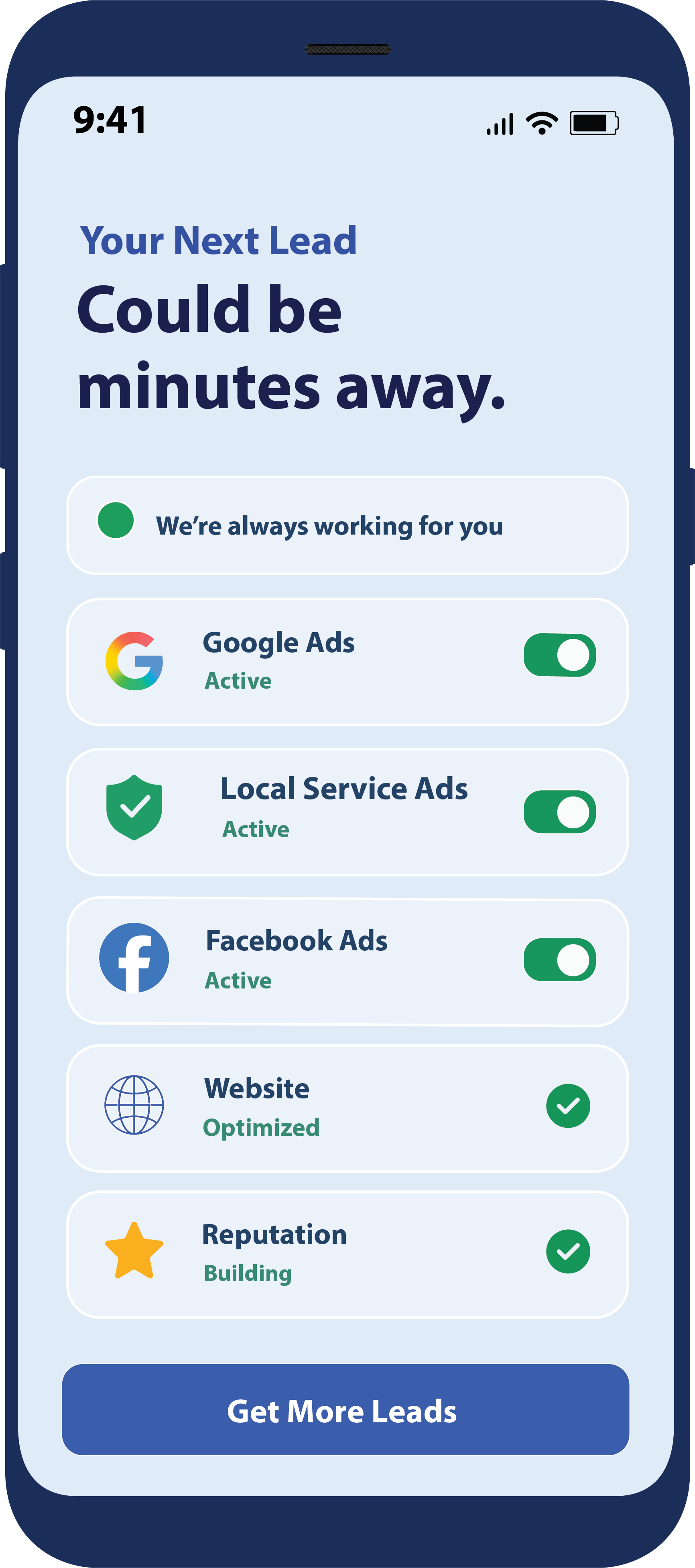 Your Next Lead Phone App